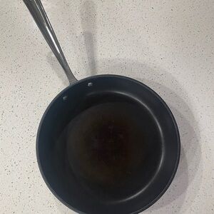 Sleek Black Non-Stick Frying Pan